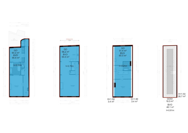 Floorplan - Nieuwe Mare 27, 2312 NL Leiden